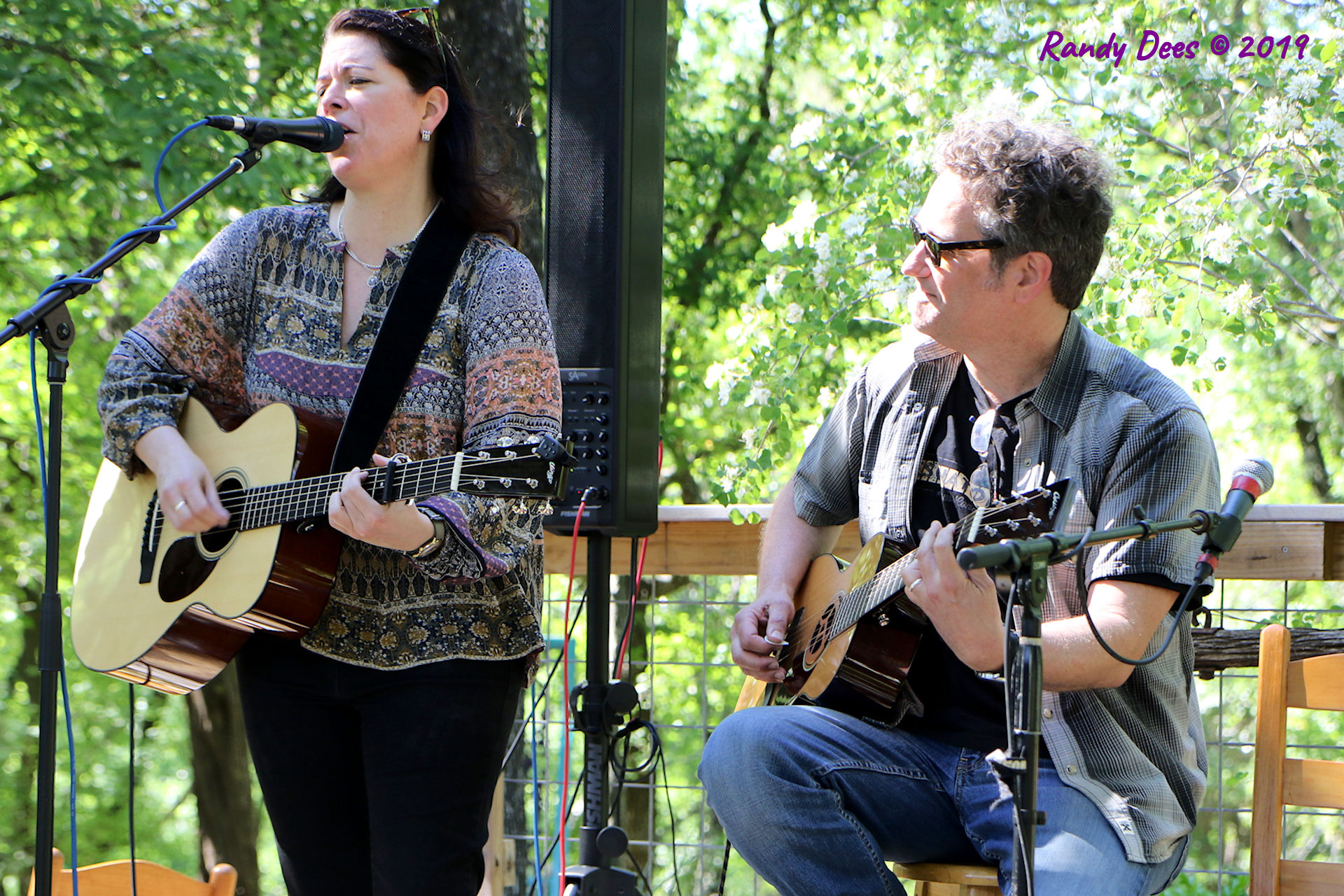 Jenny Reynolds and Stuart Adamson